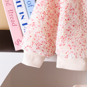 New Autumn Winter Thickened Cute Lace Trim <b>Patchwork</b> Loungewear Set for Kids Clothing Girls 2-7Y - Product Image 6