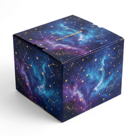 Boîte mystère personnalisée avec logo, étanche, pour jouets, avec bande de déchirement, design imprimé de luxe, doublure en éponge pour coffret cadeau surprise