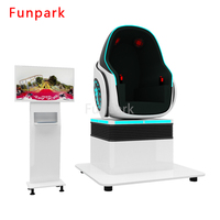 Funpark 9D Oeuf VR Chaise Lunettes 3D Réalité Virtuelle Cinéma Simulateur Pistolet Tir Jeu Machine Parc D'attractions Divertissement VR
