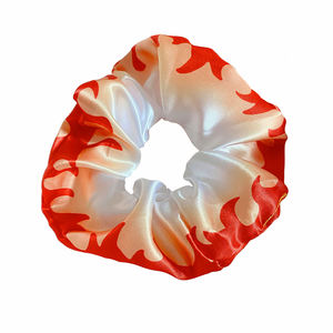 Accessori per la testa alla moda fascia elastica per ragazza scrunchies con stampa in raso per donna anime scrunchies corda per capelli anime - Product Image 6