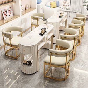 Fashion Metal Dining Chaise <b>Restaurant</b> Furniture Cafe Room Table and Chair <b>Sets</b> Coffee <b>Set</b> - Product Image 2