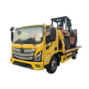 Heavy Duty Foton Aumark Cummins Engine 8 Ton <b>Flatbed</b> Tow <b>Truck</b> Wreckers for Sale - Product Image 1