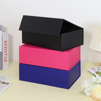 Boîtes cadeaux rigides magnétiques de luxe personnalisées avec finition mate, impression de logo personnalisée, doublure en éponge, matériaux recyclés pour les cadeaux de mariage
