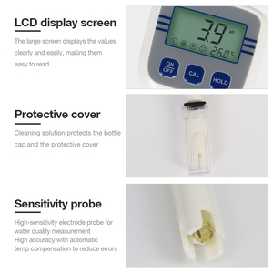 Manufaturer New arrivals lớn màn hình LCD kỹ thuật số điện tử xách tay PH meter Bút loại PH Detector phòng thí nghiệm pH Tester phòng thí nghiệm - Product Image 5