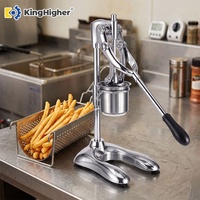 Machine manuelle commerciale pour frites longues, presse manuelle 30 cm, extrudeuse de pâte à frites super longues, frites japonaises