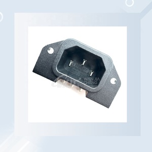 Qualtek 100% nuevos y originales módulos de entrada de alimentación de CA montaje en PCB 7mm 15A 250V tomas de corriente en ángulo 703W-00/52 - Product Image 1