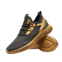 Chaussures de course en daim végétalien bio à logo personnalisé, respirantes et silencieuses pour hommes, idéales pour le sport en extérieur et les sentiers urbains