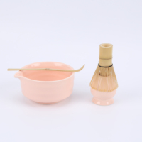 Ensemble de fouets à matcha en bambou naturel faits à la main, fouet à thé vert matcha de style japonais, accessoires pour la préparation du thé