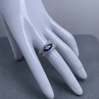 MuShan Sieraden 925 Sterling Zilveren Ring Trouwring Valentijnscadeau Kerstcadeau Damesringen Fijne sieraden