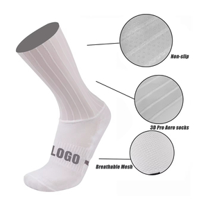Calcetines de Ciclismo de Alto Rendimiento Aero Fit, Calcetines de Ciclismo Aero Ligeros con Malla Transpirable y Costuras Acanaladas, Venta al Por Mayor - Product Image 2