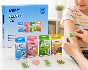 Waterproof Kids Cartoon Adhesive Bandages Assorted Shapes Children First Aid Bandage <strong>Plasters</strong> <strong>Set</strong> - Product Image 4
