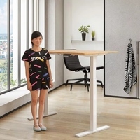 Cadre de bureau assis-debout électrique ergonomique à double moteur intelligent et réglable en hauteur pour mobilier de bureau et de maison