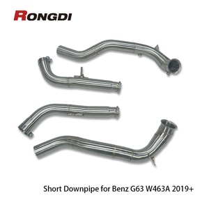 Tubo de Escape con Acabado Cepillado para Mercedes-Benz AMG G63 W464 4.0T M177 2019+, Tubo Corto de Acero Inoxidable - Product Image 2