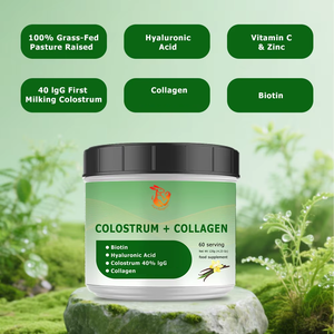 Vente en gros d'usine : Poudre de collagène naturel au colostrum avec zinc, compléments de beauté pour une peau claire et éclatante pour adultes - Product Image 5