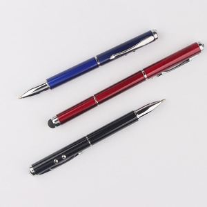 Wholesale 4-IN-1 Touch LED Light Metal Gel <b>Pen</b> With Engraving Customized Logo for Stylus Mobile Table - Product Image 6