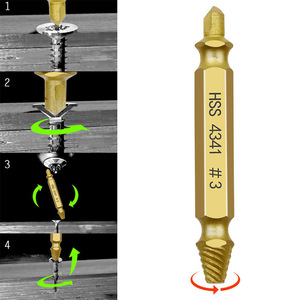 Damaged Screw Extractor Set HSS Drill Bit Stripped Broken Remover Small Easily Quickly Take <strong>Out</strong> Kit <strong>Easy</strong> Demolition Power <strong>Tools</strong> - Product Image 2