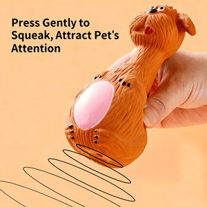 <span class=keywords><strong>Latex</strong></span> Piepend Hondenspeelgoed Diervormig Kauwspeelgoed Niet-Giftig Springkussen Voor Kleine/Middelgrote Honden - Product Image 5