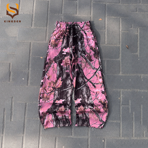 Sudadera con capucha y cremallera personalizada de algodón 100% de alto gramaje, estilo vintage, camuflaje Real Tree, conjunto de sudadera corta y pantalones de chándal para hombre - Product Image 3