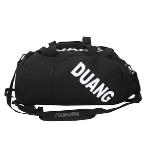 DB087 Wholesale dry wet separate travel tote sport training bags duffel waterproof gym bags for men custom design