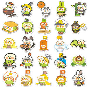 50 Uds gran oferta decoración Kawaii pegatinas personalizadas impresión impermeable Anime Lorilet Bebe pegatina - Product Image 3