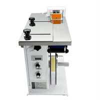 Machine d'étiquetage d'angle multifonctionnelle pour petites entreprises, semi-automatique, étiquette transparente, garantie 1 an