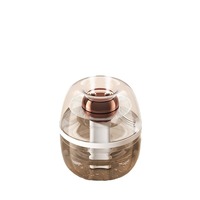 Humidificateur USB en cristal entièrement transparent, capacité de 2,6 à 4 L, fonctionnement silencieux, forte production de brume, fonction d'oxygénation pour la maison et le bureau