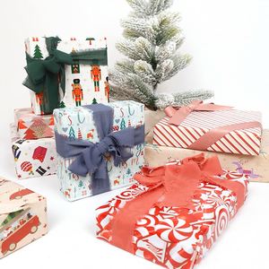 2025 Christmas <b>Gift</b> Wrapping <b>Paper</b> 70*800 cm 8 Design Wrapping <b>Paper</b> <b>Gift</b> <b>Wraps</b> - Product Image 3