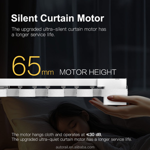 Sistema di tenda motorizzato Smart S Wave sipario binario per ondulazione binario - Product Image 6