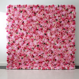 Annielu Factory - Pared de Flores Artificiales de Venta Caliente, Decoración de Fondo para Bodas, Hecho a Mano, Ecológico, Estilo Moderno para Fiestas - Product Image 1