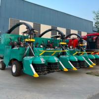 Moissonneuse-broyeuse de maïs automotrice sans tracteur, à 4 roues motrices, pour la coupe et le chargement des tiges de maïs sur les fermes