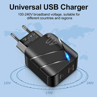 Cargador de Teléfono Móvil Eléctrico USB PD Tipo-C QC3.0 de 40W con Protección OTP/OVP, Enchufe EU/US, Cable Retráctil y Diseño Plegable