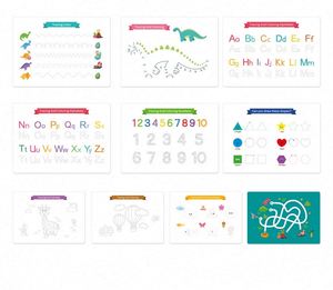 Juguetes Sensoriales de Dinosaurios para Niños Pequeños, Libro de Actividades Montessori para Viajes, para Niños con Autismo - Product Image 4