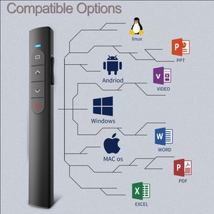Aismartlink <strong>PowerPoint</strong> Presentation <strong>Clicker</strong>, Wireless Presenter Remote, PPT <strong>Clickers</strong> Computer Remotes for Presentations - Product Image 5