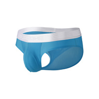 Caleçons pour hommes sans couture, ultra-fins, respirants, anti-humidité, taille basse, en nylon, avec poche séparée