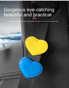 Limitador <span class=keywords><strong>de</strong></span> cinturón <span class=keywords><strong>de</strong></span> seguridad <span class=keywords><strong>de</strong></span> coche cuero mujeres embarazadas ajustador <span class=keywords><strong>de</strong></span> posicionamiento elástico antideslizante hebilla <span class=keywords><strong>de</strong></span> ajuste fijo antitensión - Product Image 2