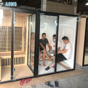 <span class=keywords><strong>Sauna</strong></span> de madera y vapor para interior y exterior, baño de ducha <span class=keywords><strong>con</strong></span> infrarrojos - Product Image 4