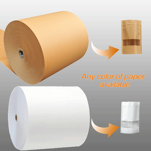 Стоявый пакет ziplock, упаковочный пакет из крафт-бумаги с окном, упаковочные пакеты для малого бизнеса - Product Image 3