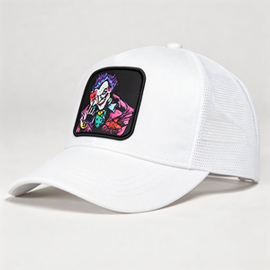 Gorras Trucker de 6 Paneles para Conductores, de Algodón con Camuflaje, con Logotipo Personalizado, Estructuradas, Verdes - Product Image 2