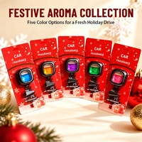 Diffuseur de parfum pour voiture à clipser sur grille d'aération, style Noël, désodorisant pour l'intérieur du véhicule