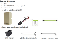 Boltpower C01 4000mAh 600A Courant de crête QDSP 12V Mini Power Bank Chargeur de batterie portable pour moto et camion Démarreur de secours
