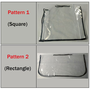 Wholesale Luxury EVA Waterproof Reusable Rain Protection Handbag Cover <strong>Raincoat</strong> for Bags <strong>2</strong> Sizes Travel Outdoor Tours Rainy Days - Product Image 6