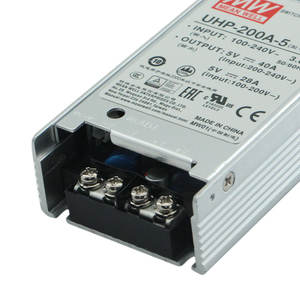 ไดรเวอร์ไฟ LED Mean Well รุ่น UHP-200A-5 5V แบบ Single DC สำหรับจอ<span class=keywords><strong>แสดง</strong></span>ผล LED กำลังไฟ 200W 40A  แหล่งจ่ายไฟแบบบางสำหรับป้ายไฟ LED เคลื่อนที่ - Product Image 3