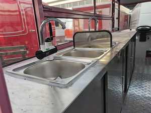 Camion de restauration mobile OEM personnalisé avec cuisine complète pour snacks et frites, chariot de cantine de rue mobile à vendre - Product Image 6