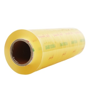 Nhà Máy Bán buôn giá với Slide Cutter 30cm * 3000M Jumbo CuộN rõ ràng PVC gói bám phim cho thực phẩm tươi sống - Product Image 5