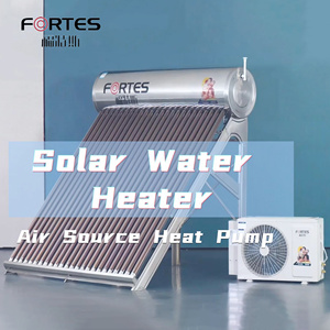 Sistema Ibrido Fortes Scaldabagno a Fonte d'Aria ed Energia Solare 100L - 300L Scaldacqua Solare Pressurizzato con Pompa di Calore - Product Image 6