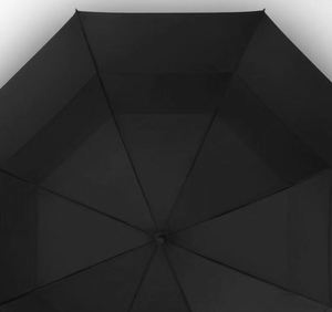 Promotional Automatic Open Golf Extra Large Oversize Double Canopy Vented <b>Umbrella</b> <b>Windproof</b> Waterproof - Product Image 2