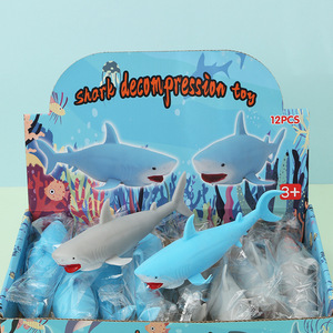 Shark Kneading Music Decompression Toy Creative Shark Doll Slow <b>Rebound</b> Doll Ornaments Office Decompression Artifact - Product Image 3