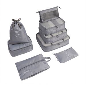 Pochette de rangement de voyage, cubes de compression personnalisés pour bagages, ensemble de cubes de rangement - Product Image 3