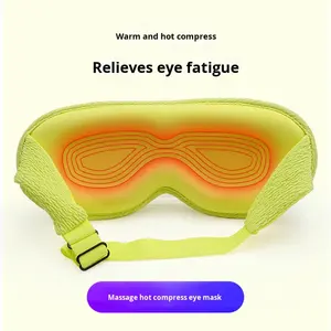 Masque oculaire 3D chauffant à la vapeur, bloquant la lumière, magnétique, à piles, <span class=keywords><strong>appareil</strong></span> de soin des yeux portable pour le massage des yeux et la fatigue - Product Image 5