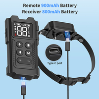 Collar de Adiestramiento para Perros 2 en 1 con GPS, Valla Inalámbrica para Exteriores, Diseño Recargable e Impermeable, Sistema de Contención Eléctrica